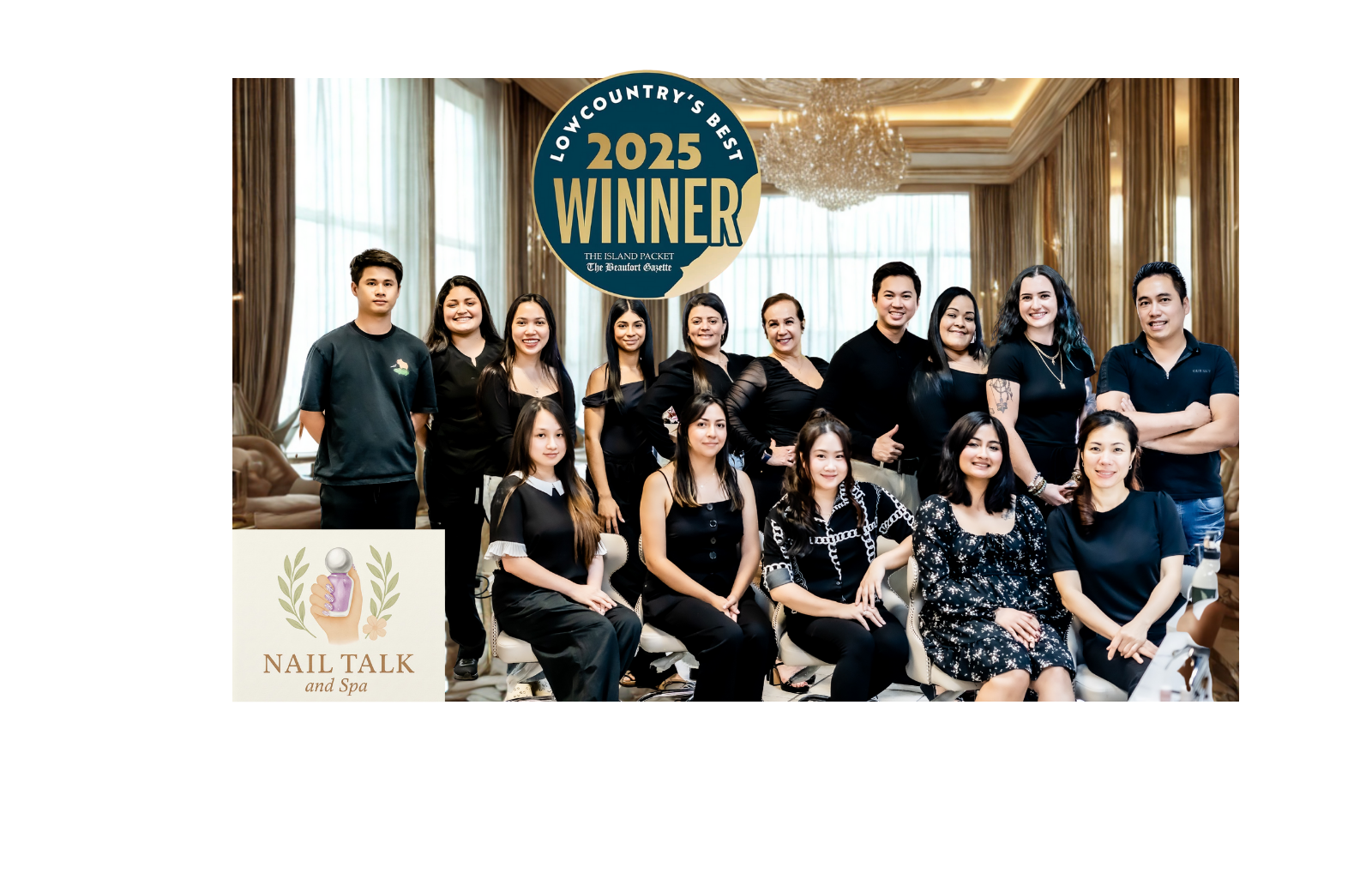 Nail Talk and Spa logo